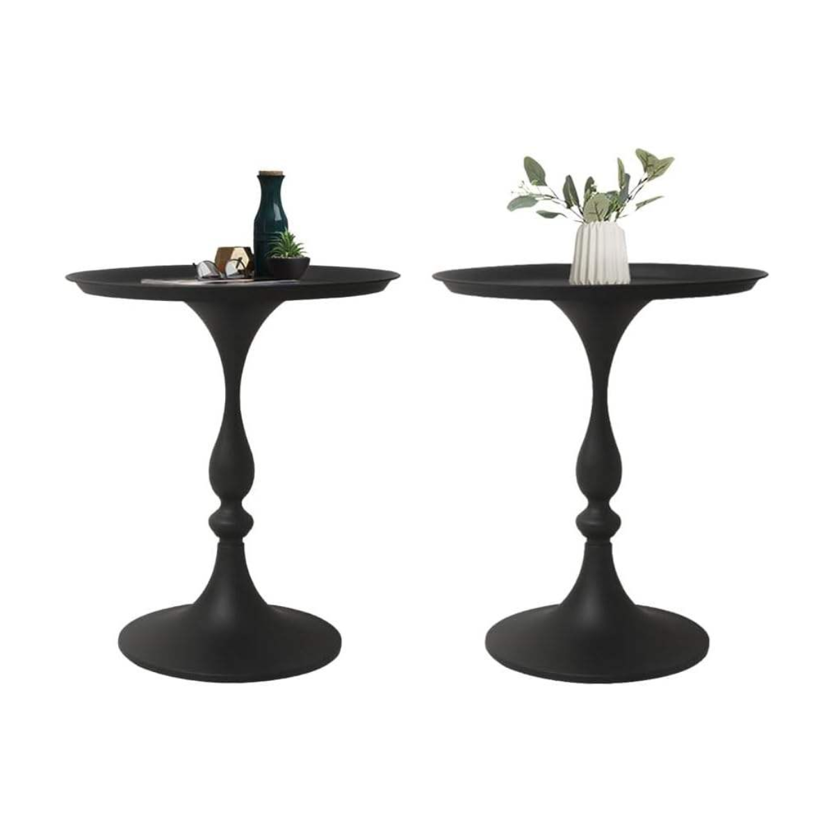 Chess Piece Pedestal Side Table